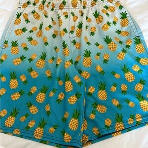 Lacrosse unlimited pineapple shorts large